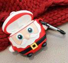 For Apple AirPods 1/2 Gen Universal Santa Claus and Santa Deer Bluetooth Headphone Protective Case(Red) - 1