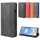 For OnePlus 7T  Magnetic Buckle Retro Crazy Horse Texture Horizontal Flip Leather Case  , with Holder & Card Slots & Photo Frame(Black) - 3