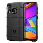 For Galaxy M10s Full Coverage Shockproof TPU Case(Black) - 1