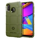 For Galaxy M10s Full Coverage Shockproof TPU Case(Army Green) - 1