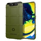 For Galaxy A80 Full Coverage Shockproof TPU Case(Army Green) - 1