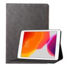 For Apple iPad 10.2 ENKAY Stand Folio Cover Leather Smart Case with Auto Sleep / Wake-up Function(Grey) - 1