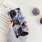 For Huawei P30 Pro   Plating Colorful Geometric Pattern Mosaic Marble TPU Mobile Phone Case(Black PJ6) - 1