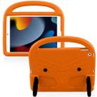 For iPad 10.2 Sparrow Style EVA Material Children Shockproof Casing Shell(Orange) - 1