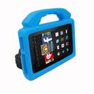For Kindle Fire HD 7  Shockproof EVA Thumb Stand Tablet Shell(Blue) - 1