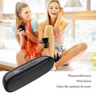 NBY 4070 Portable Bluetooth Speaker 3D Stereo Sound Surround Speakers, Support FM, TF, AUX, U-disk(White) - 5