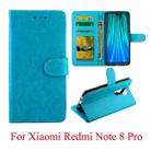 For Xiaomi Redmi Note 8 Pro Crazy Horse Texture Horizontal Flip Leather Case with Holder & Card Slots & Wallet & Photo Frame(Baby Blue) - 1