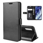 For Xiaomi Mi 9 Pro / Mi 9 Pro 5G   R64 Texture Single Fold Horizontal Flip Leather Case with Holder & Card Slots & Wallet(Black) - 1