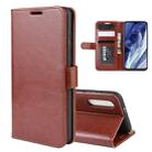 For Xiaomi Mi 9 Pro / Mi 9 Pro 5G   R64 Texture Single Fold Horizontal Flip Leather Case with Holder & Card Slots & Wallet(Brown) - 1
