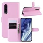 For Xiaomi 9 Pro Litchi Texture Horizontal Flip Leather Case with Wallet & Holder & Card Slots(Pink) - 1