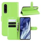 For Xiaomi 9 Pro Litchi Texture Horizontal Flip Leather Case with Wallet & Holder & Card Slots(Green) - 1