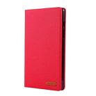 For Galaxy Tab A8.0  T290 / T295 (2019) Cloth Teature Horizontal Flip PU Leather Case with with Holder & Card Slots(Red) - 1