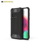 For Moto G8 Plus   Magic Armor TPU + PC Combination Case(Black) - 1