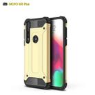 For Moto G8 Plus   Magic Armor TPU + PC Combination Case(Gold) - 1