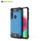 For Moto G8 Plus   Magic Armor TPU + PC Combination Case(Blue) - 1