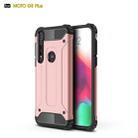 For Moto G8 Plus   Magic Armor TPU + PC Combination Case(Rose Gold) - 1