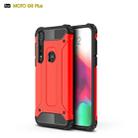 For Moto G8 Plus   Magic Armor TPU + PC Combination Case(Red) - 1