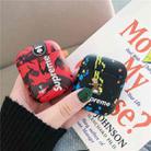 For Apple AirPods 1/2 Generation Glossy Colorful Exquisite Pattern Bluetooth Headset Case(Cross Arrow) - 3