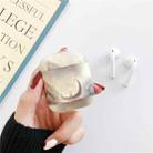 For Apple AirPods 1/2 Generation Glossy Colorful Exquisite Pattern Bluetooth Headset Case(Starry sky White) - 2