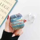 For Apple AirPods 1/2 Generation Glossy Colorful Exquisite Pattern Bluetooth Headset Case(Galaxy) - 2