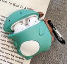 For Apple AirPods 1/2 Generation Universal Small-eyed Dinosaur Bluetooth Headphone Protective Case - 1