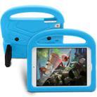 For  iPad Mini 5 / 4 / 3 / 2 / 1 Sparrow Style EVA Children's Flat Anti Falling Protective Shell(Blue) - 2