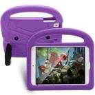 For  iPad Mini 5 / 4 / 3 / 2 / 1 Sparrow Style EVA Children's Flat Anti Falling Protective Shell(Purple) - 2