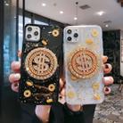 For iPhone 11 Pro Max For iPhone 11 Pro Rotating Money More Relief Device Phone Case(Black) - 3