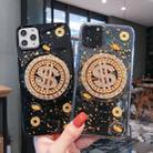 For iPhone 11 Pro Max For iPhone 11 Pro Rotating Money More Relief Device Phone Case(Transparent) - 6