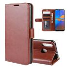 For Motorola Moto E6 Plus R64 Texture Single Fold Horizontal Flip Leather Case with Holder & Card Slots & Wallet(Brown) - 1