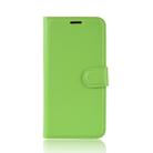 For OnePlus 7T Pro Litchi Texture Horizontal Flip Leather Case with Wallet & Holder & Card Slots(Green) - 7