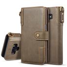 For Galaxy Note9 Cowhide Texture Horizontal Flip Leather Case with Holder & Card Slots & Wallet & Lanyard(Coffee) - 1