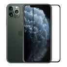 For iPhone 11 Pro Max Hat-Prince 2 in 1 Full Glue 0.26mm 9H 2.5D Tempered Glass Full Coverage Protector + 0.2mm 9H 2.15D Round Edge Rear Camera Lens Tempered Glass Film - 1