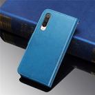 For Xiaomi 9 Pro   Lucky Clover Pressed Flowers Pattern Leather Case with Holder & Card Slots & Wallet & Hand Strap(Blue) - 3