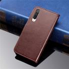 For Xiaomi 9 Pro   Lucky Clover Pressed Flowers Pattern Leather Case with Holder & Card Slots & Wallet & Hand Strap(Brown) - 3