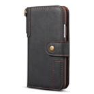 For iPhone XR Cowhide Texture Horizontal Flip Leather Case with Holder & Card Slots & Wallet & Lanyard(Black) - 3
