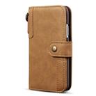 For iPhone XR Cowhide Texture Horizontal Flip Leather Case with Holder & Card Slots & Wallet & Lanyard(Brown) - 3