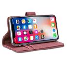 For iPhone XR Cowhide Texture Horizontal Flip Leather Case with Holder & Card Slots & Wallet & Lanyard(Red) - 7