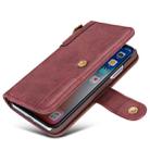 For iPhone XR Cowhide Texture Horizontal Flip Leather Case with Holder & Card Slots & Wallet & Lanyard(Red) - 8