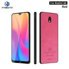 For Xiaomi RedMi 8A PINWUYO Pin Rui Series Classical Leather, PC + TPU + PU Leather Waterproof And Anti-fall All-inclusive Protective Shell(Red) - 1