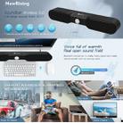 New Rixing NR4017 Portable 10W Stereo Surround Soundbar Bluetooth Speaker with Microphone(Blue) - 3