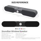 New Rixing NR4017 Portable 10W Stereo Surround Soundbar Bluetooth Speaker with Microphone(Blue) - 6