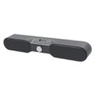 New Rixing NR4017 Portable 10W Stereo Surround Soundbar Bluetooth Speaker with Microphone(Gray) - 1