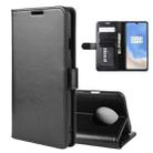 For OnePlus 7T R64 Texture Single Fold Horizontal Flip Leather Case with Holder & Card Slots & Wallet(Black) - 1