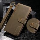 For Galaxy Note10 Cowhide Texture Horizontal Flip Leather Case with Holder & Card Slots & Wallet & Lanyard(Coffee) - 2