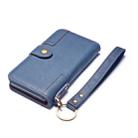 For Galaxy Note10 Cowhide Texture Horizontal Flip Leather Case with Holder & Card Slots & Wallet & Lanyard(Blue) - 8