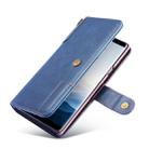 For Galaxy Note10 Cowhide Texture Horizontal Flip Leather Case with Holder & Card Slots & Wallet & Lanyard(Blue) - 9