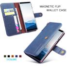 For Galaxy Note10 Cowhide Texture Horizontal Flip Leather Case with Holder & Card Slots & Wallet & Lanyard(Blue) - 11