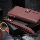 For Galaxy Note10 Cowhide Texture Horizontal Flip Leather Case with Holder & Card Slots & Wallet & Lanyard(Red) - 4