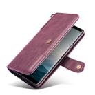 For Galaxy Note10 Cowhide Texture Horizontal Flip Leather Case with Holder & Card Slots & Wallet & Lanyard(Red) - 9